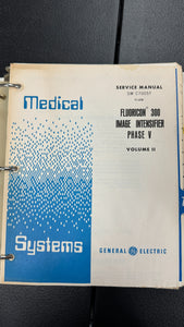 GE FLUORICON 300 IMAGE INTENSIFIER SERVICE MANUAL