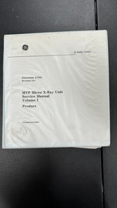 GE MVP MICRO X-RAY UNIT SERVICE MANUAL