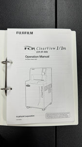 FUJIFILM FCR CLEARVIEW 1/1M (CR-IR 368) OPERATION MANUAL