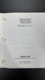 LAMDA EMI RAMPING POWER SUPPLY INSTRUCTION MANUAL FOR MODEL 452-135