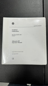 GE SILHOUETTE HF OPERATOR MANUAL # 2127413-100
