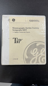 GE SENOGRAPHE 800T MAMMOGRAPHY ON -SITE TRAINING GUIDE 2173831-100