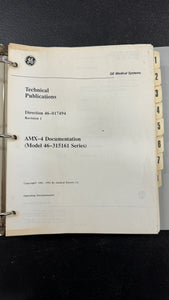 GE AMX-4 DOCUMENTATION, (MODEL 46-315161) # 46-017494