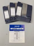 LOT OF 3 MAXELL OC112P-2 OPTICAL DISK CARTRIDGES, REWRITABLE , PREOWNED