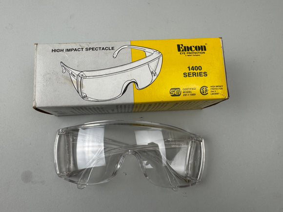 Vintage NOS Encon 1410S Clear Safety Glasses