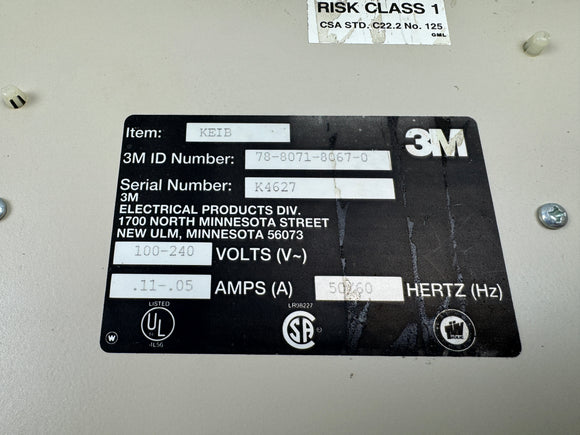 3M 78-8071-8067-0 Keypad EIB Digital Imaging Keib