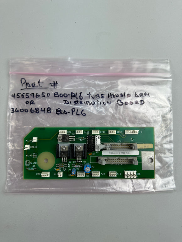 800-PL6 Tube Housing Arm Distribution Board