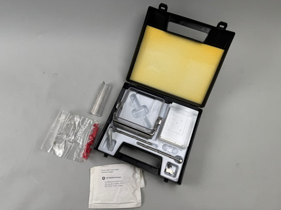 GE Stereotaxy Calibration Kit, includes 3 Removable guide holders & 3 Brushing Adapters