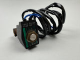 CDK SOLENOID VALVE MODEL AB3X 1019 W/ KEIHIN FLOWTECH CONSTANT FLOW VALVE