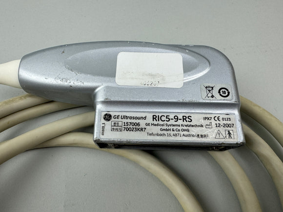 GE RIC5-9-RS Probe For GE Voluson i - FOR PARTS OR REPAIR