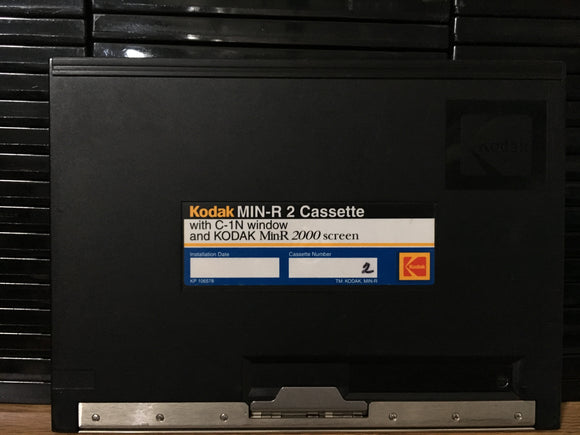 Kodak 18cm x 24cm Min-R 2 Cassette, Kodak Min-R 2000 Screen