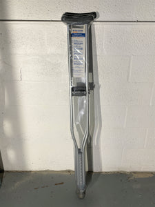 McKesson Push-Button Aluminum Crutches - Tall Adult