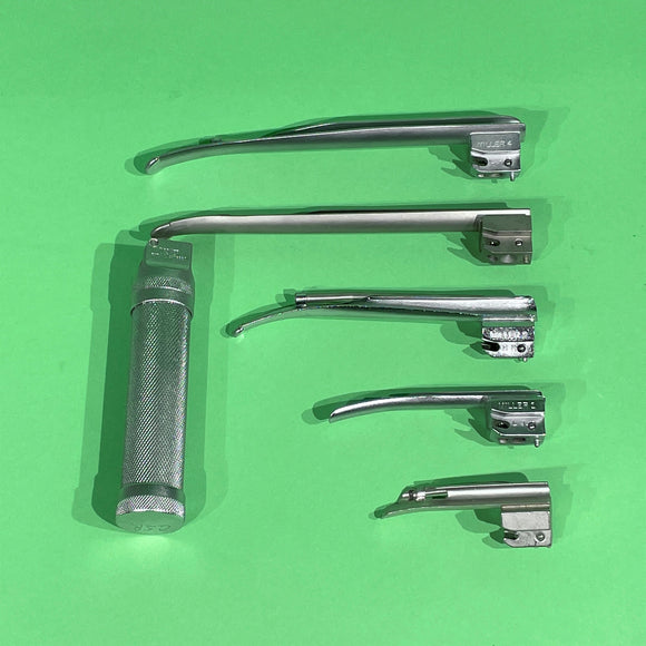 Upsher Laryngoscope Set with Miller Blades 0-4